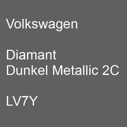 Volkswagen, Diamant Dunkel Metallic 2C, LV7Y.